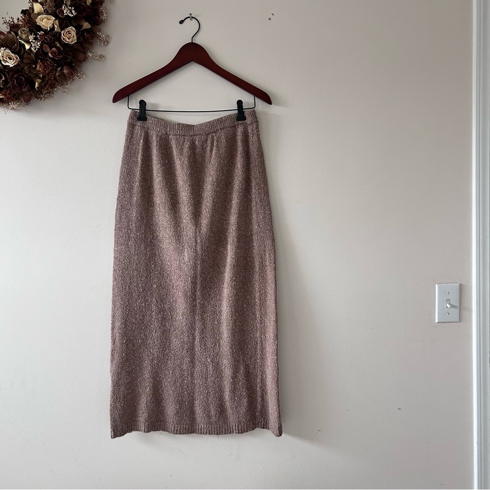 VINTAGE | Soft Knit Midi Skirt By Raoul